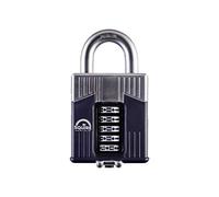 Henry Squire Warrior 5 Wheel Open Shackle Combination Padlock, 65 mm (Length)