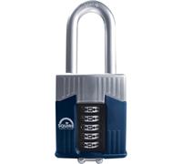 Henry Squire Warrior 5 Wheel Long Shackle Combination Padlock, 65 mm (Length), Blue
