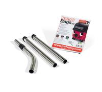 Numatic Henry 909563, Tubes Kit For Henry, X2 Straight, X1 Curved, Stainless Steel