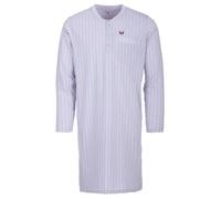 Henry Terre Men's Long Sleeve Nightdress Size M-3XL Sleep Shirt Pyjama Top Dots, gray, XL