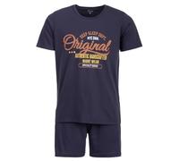 Henry Terre Men's Pyjamas Shorty Original Authentic Nightwear 2-Piece Set M-5XL Cotton, charcoal, 3XL