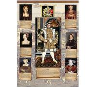 Henry the 8th Information Poster - Classroom Decoration, Display, Teach & Learn Poster - Paper Laminated (A2 42 x 59.4 cm)