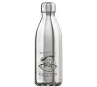 Henry The Eighth It's All in The Execution Vacuum Insulated Thermal Water Bottle Silver