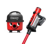 Henry Vacuum Bundle: includes 6 Litre 620W Cylinder Vacuum and 1 Litre 300W Quick Cordless Vacuum, Red and Black