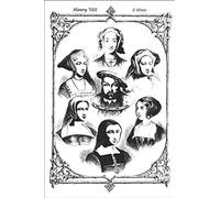 Henry VIII 6 Wives: Henry VIII 6 Wives - Composition Notebook: 100 Pages, College Ruled, 6" x 9" (Great Gift for Friends, Family Members, Students & Teachers or an Excellent Journal)