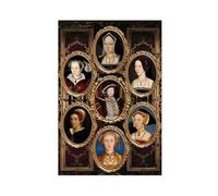 Henry VIII And Six Wives (1) Canvas Poster Bedroom Decor Landscape Office Room Decor Gift 12x18inch(30x45cm)