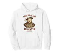 Henry VIII Bluff King Hal Portrait Six Rings History Pullover Hoodie