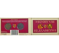 Henry VIII & Elizabeth I Coin Set