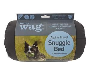 Henry Wag Alpine Travel Snuggle Bed - A Comfortable Place to Rest on Active Days Out - Waterproof, Lightweight and Easy Carry Outer Bag - (Packed Size: 19 x 36 x 15 cm/Open Size: 86 x 70 cm)