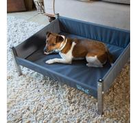 Henry Wag Elevated Dog Bed - Grey - Size: X Large - Pet Beds