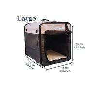 Henry Wag Pet Crate - Large, Grey