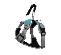 Henry Wag Medium Dog Harness - Adjustable Travel Safety Harness with Seat Belt Loop, Reflective Straps & Padded Comfort