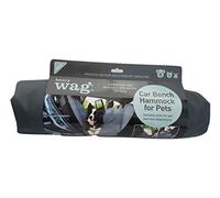 Henry Wag Pet Car Bench hammock - Safe Environment for Dogs when Travelling - Easily Foldable, Protects your Back Seat from Hair, Dirt and Dust - (145 x 130 cm)