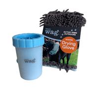 Henry Wag Pet Paw Cleaner & Drying Glove Combo