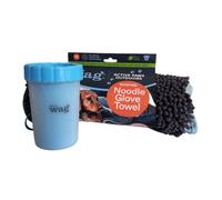 Henry Wag Pet Paw Cleaner & Noodle Glove Towel Combo