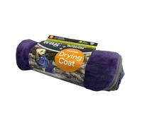 Henry Wag Purple Drying Coat - Soft & Highly Absorbent Microfibre, Muddy Pet Accessories, Quick Drying - Designed for Dogs - GRS Recycled Polyester - X-Large (65cm)