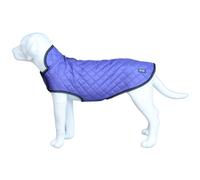 Henry Wag Purple Quilted Waterproof Dog Jacket, Size Medium