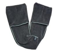 Henry Wag Quick Dry Dog Glove Towel Grey/blue (One Size)