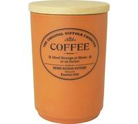 Henry Watson - Airtight Coffee Canister - Terracotta, Made in England - 11cm x 16cm The Original Suffolk Collection.