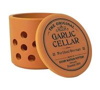 Henry Watson - Garlic Keeper - Terracotta - Made in England - 4.25 inches x 4 inches