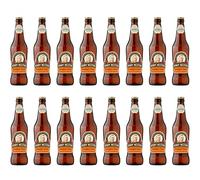 Henry Westons Organic Medium Dry Cider | 16 x 500ml Glass Bottles | Herefordshire English Cider | 6.0% ABV | Gently Sparkling | Honey Notes & Balanced Finish
