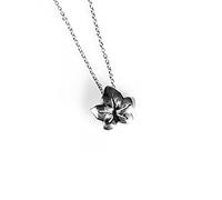 HENRYKA 925 Sterling Silver Ivy Leaf Necklace, Elven Leaf Aragorn Arwen Evenstar, Elvish Jewellery
