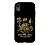 Hens And Chicks Sempervivum Tectorum Succulent Study Case for iPhone XR