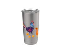 Hens, Chickens, Poultry, Farming, Egg, pet, Cluck Stainless Steel Insulated Tumbler