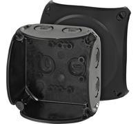 Hensel KF 0200 B Polycarbonate Electrical Junction Box - Electrical Junction Boxes (Black, 93 mm, 62 mm, 93 mm, 108 g)