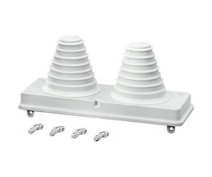 Hensel MI FP 72 Attachment Flange With Cable Gland 2x30-72mm - Mi FP 72