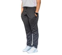 Henselite Highwaist Band Lawn Bowls Trousers for Women-Color Grey-Waist 20, 29 inch Leg Length