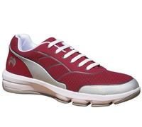 Henselite HM75 Mens Sport Lawn Bowls Trainer - Color Maroon Grey Size 9