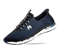 Henselite L115 Slip-on Ladies Lawn Bowling Shoes in Navy. (Navy., UK Footwear Size System, Adult, Women, Numeric, Medium, 6)