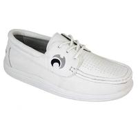 Henselite Men's Team Wide Fitting Lawn Bowls Shoe (White, UK Footwear Size System, Adult, Men, Numeric, Wide, 10)