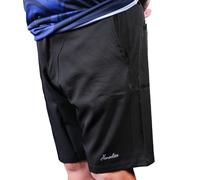 Henselite Style23 Men's Lawn Bowling Shorts, Polyester Spandex Twill, Elasticated Waist, Multiple Colours (UK, Waist, 36, Regular, Regular, Black)