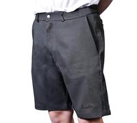 Henselite Style23 Men's Lawn Bowling Shorts, Polyester Spandex Twill, Elasticated Waist, Multiple Colours (UK, Waist, 40, Regular, Regular, Grey)