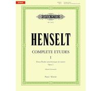 Henselt: Complete Etudes I (Piano Solo) (EP73652): Douze Études Caractéristiques De Concert, Op. 2 (Edition Peters, 1)