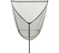 HENSENASIA Landing Net for Carp Fishing, 42 Inch Large Fish Net with Carbon Fiber Handle, Olive Green, Supplied with Carry Bag