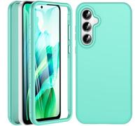 Hensinple Compatible with Samsung A55 5G Phone Case, 360° Full Body for Samsung A55 Shockproof Case for Samsung Galaxy A55 5G Bumper Cover Built-in Screen Protector Anti-fall A55 Phone Case (Green)