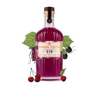 Hensol Castle ‘Black’ Fruits Flavoured Gin (70cl) | Award Winning Small Batch Gin From Wales | Premium Gin Flavoured With Blackberry, Black Cherry & Black Muscat Grape - Luxury Gin Christmas Gifts