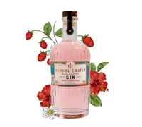Hensol Castle Gin 70cl - Wild Strawberry & Hibiscus | Award Winning Strawberry Flavoured Gin from Wales, a Small-Batch, Premium Pink Gin, a Unique Twist on our Classic London Dry Gin