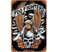 Henson Foo Fighters vintage Tin Sign Logo 12 * 8 inches Advertising Eye-Catching Wall Decoration