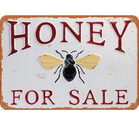 Henson Honey For Sale vintage Tin Sign Logo 12 * 8 inches Advertising Eye-Catching Wall Decoration