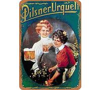 Henson Pilsner Urquell Beer vintage Tin Sign Logo 12 * 8 inches Advertising Eye-Catching Wall Decoration