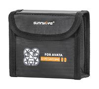 Hensych for DJI Avata Battery Bag Explosion-Proof LiPo Safe Bag Storage Protective Fireproof Case Heat Resistance Radiation Protection Case [No Battery](for 2 Batteries)