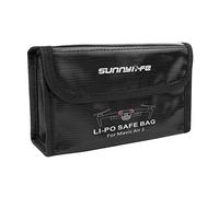 Hensych LiPo Safe Bag Heat Resistance Explosion Proof Radiation Protection Case for Mavic Air 2/Air 2S,Safe Storage Bag Fireproof Protective Box (for 3pcs Batteries)
