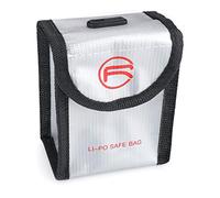 Hensych Markable Battery Bag Explosion-Proof LiPo Safe Bag Storage Protective Fireproof Case for D-J-I FPV Combo/Mavic Air 2/Air 2S Drone Accessories[No Battery]（for 1 Battery）