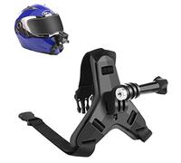 Hensych Motorcycle Helmet Chin Strap Belt Mount for Osmo Action/Action 2, for Go-Pro HERO 10/9/8/7/6/5/4/3+/3/2/1, for Insta360:ONE X2/ONE R (Black)