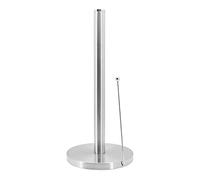 Hensych Stainless Steel Tissue Kitchen Roll Holder with Spring Arm Free-Standing Paper Towel Holder Organizer Roll Dispenser for Kitchen Countertop Home Dining Table No Drilling(Simple Style)