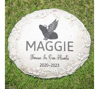 HENTOL Personalized Guinea Pig Memorial Stone, Guinea Pig Grave Markers, Guinea Pig Gravestone, Guinea Pig Headstone, Pet Tombstone Guinea Pig, Guinea Pig Memorial Gifts